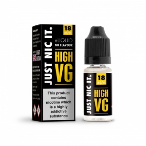 Just Nic It - Nicotine Shot - 18mg High VG (80/20) 10ml